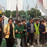 Demo 10 Tahun Kepemimpinan Jokowi