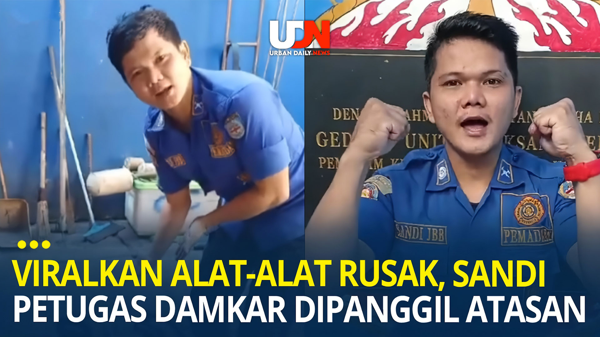 Sandi Pegawai Damkar Depok yang Viralkan Alat Rusak