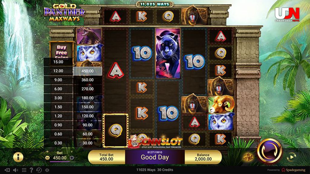 Gold Panther Maxways: Free Spins dan Wilds Menanti Anda