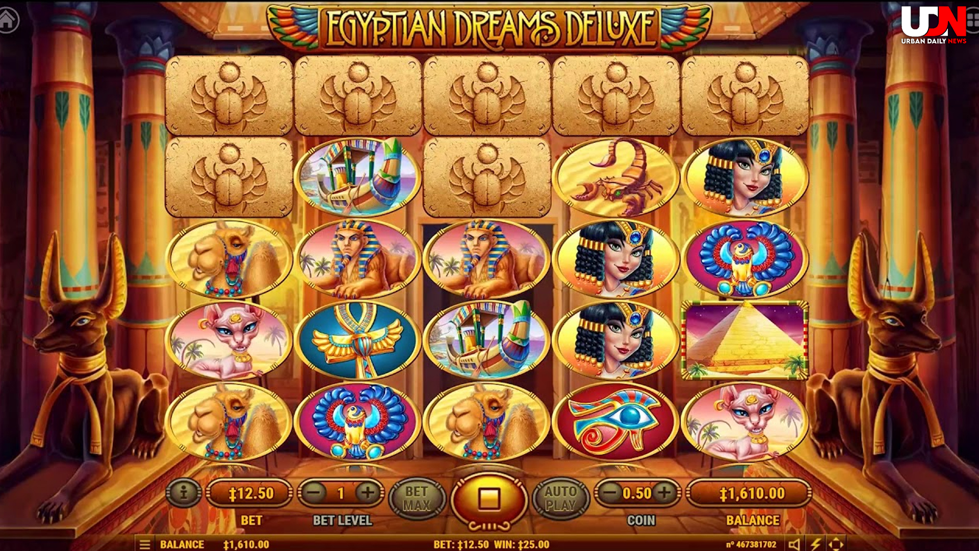 Mimpi Firaun: Menjelajahi Kekayaan Slot Egyptian Dreams Deluxe