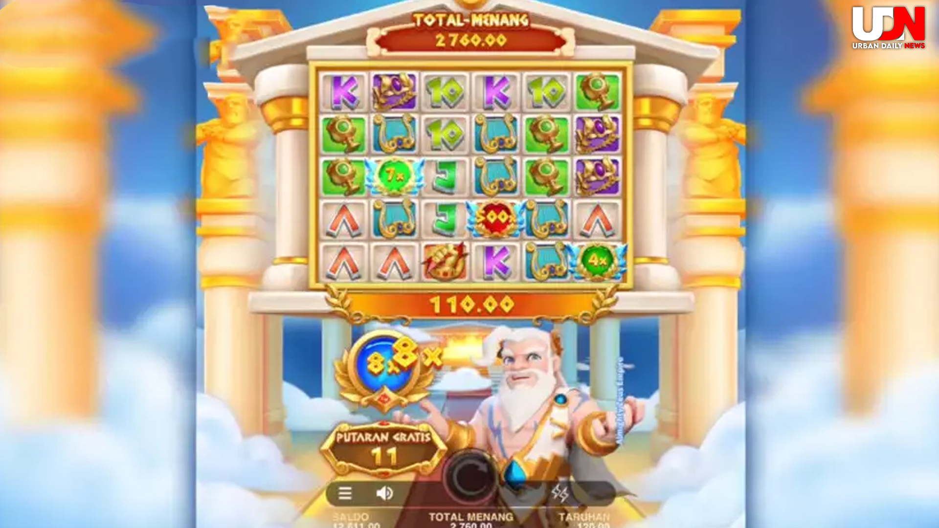 Slot Almighty Zeus Empire: Putaran Berani, Kemenangan Dewa