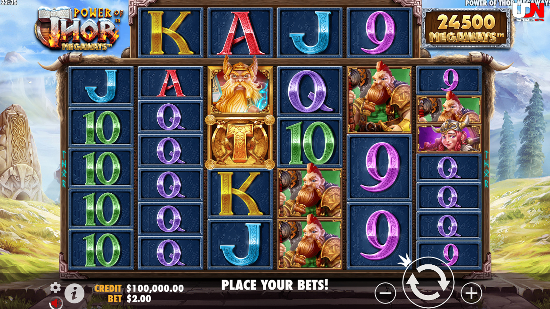 Slot Power of Thor Megaways: Menangkan Jackpot dengan Petir