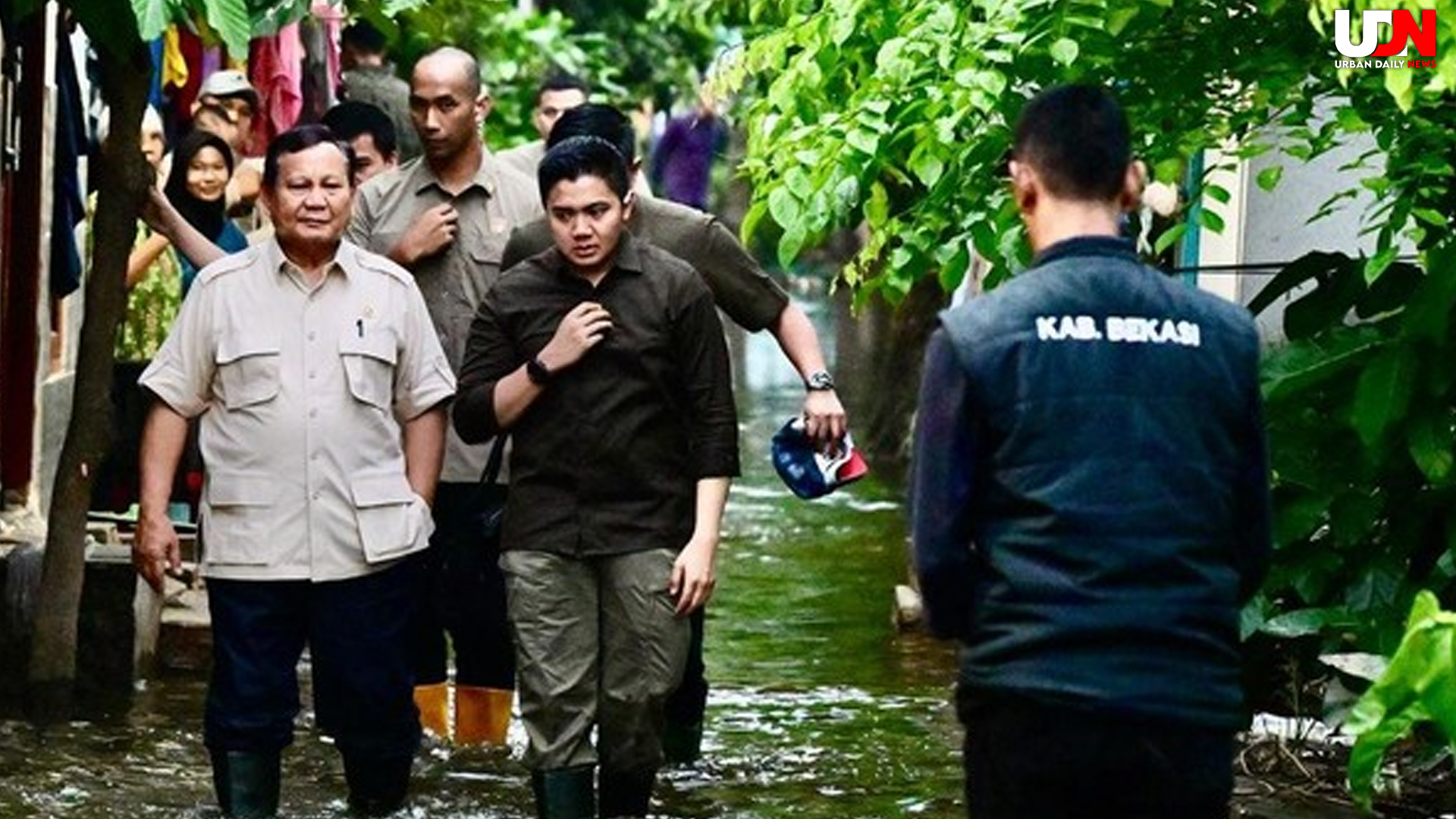 Prabowo Tinjau Bekasi, Kapolres Jamin Bantuan Banjir Terpenuhi